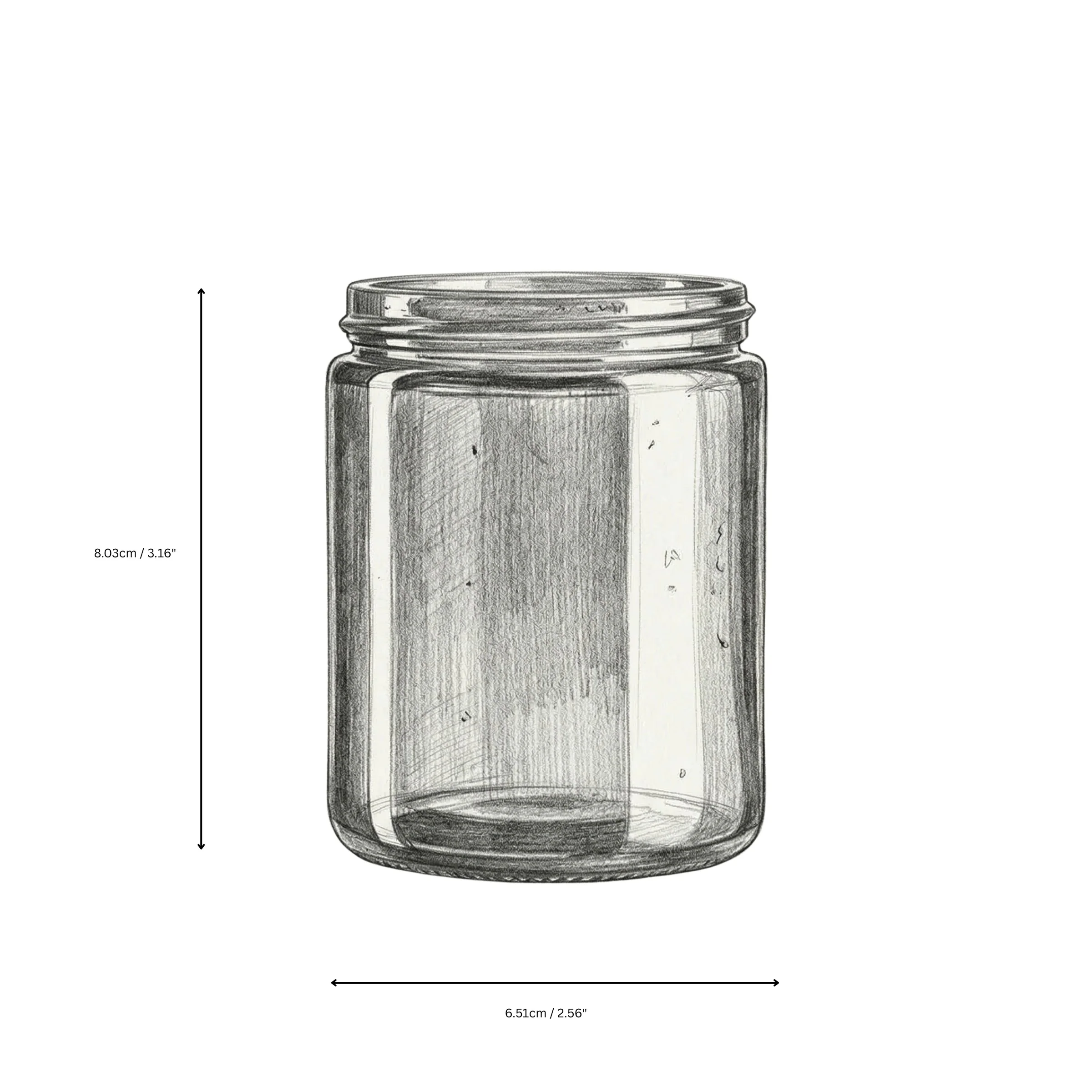 180ml Amber Glass Apothecary Jar - No Lid - Image 5