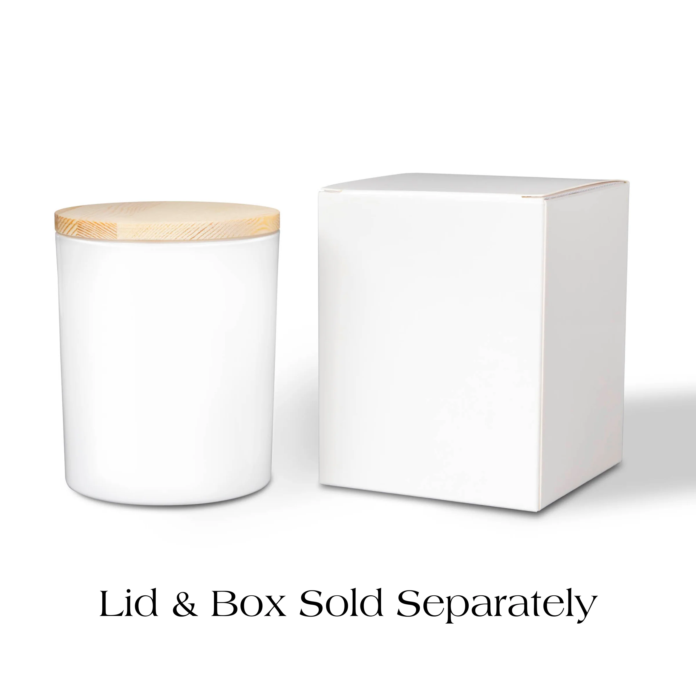 20cl Oxford Candle Jar (MEDIUM) - Gloss White - Image 3