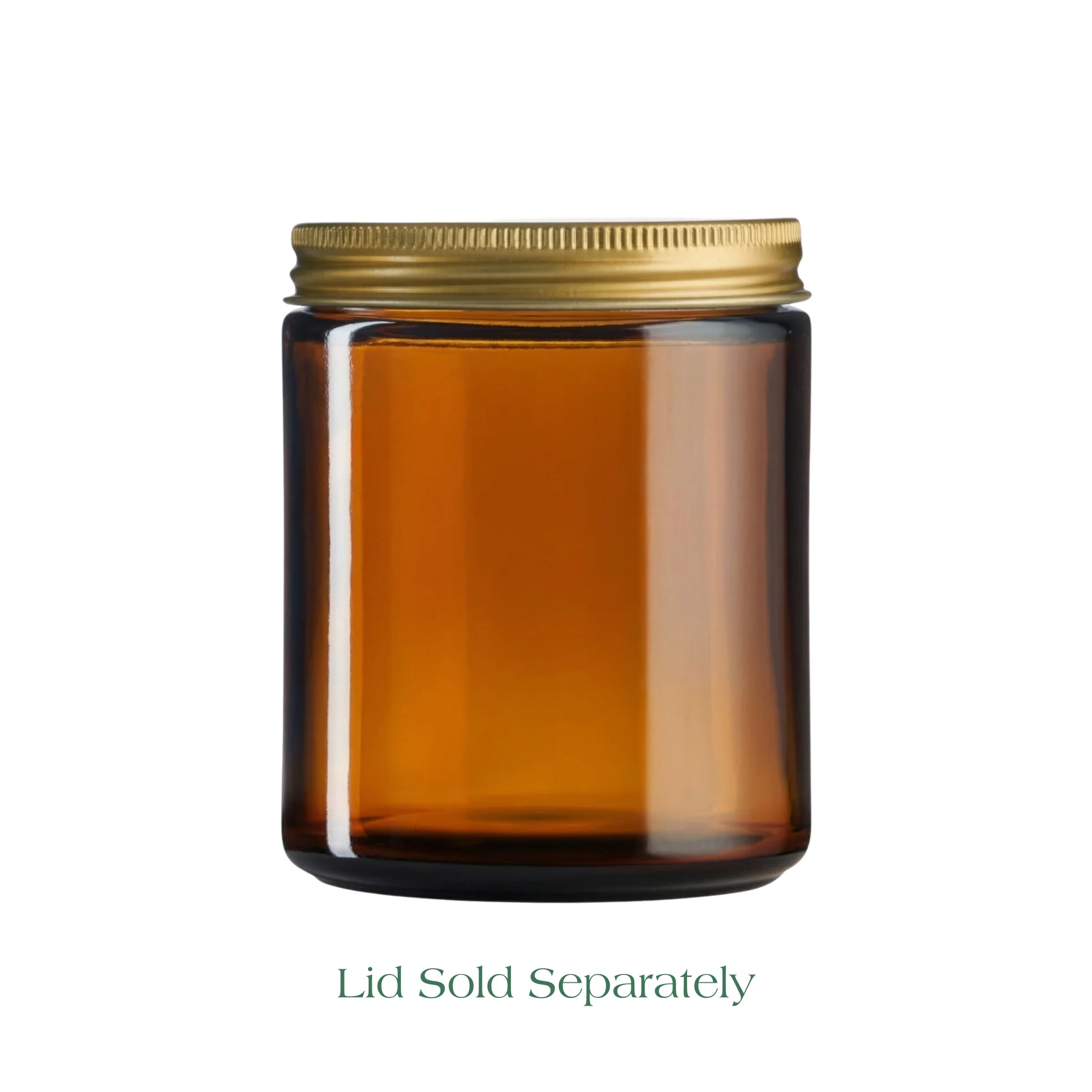 250ml Amber Glass Apothecary Jar - No Lid - Image 5