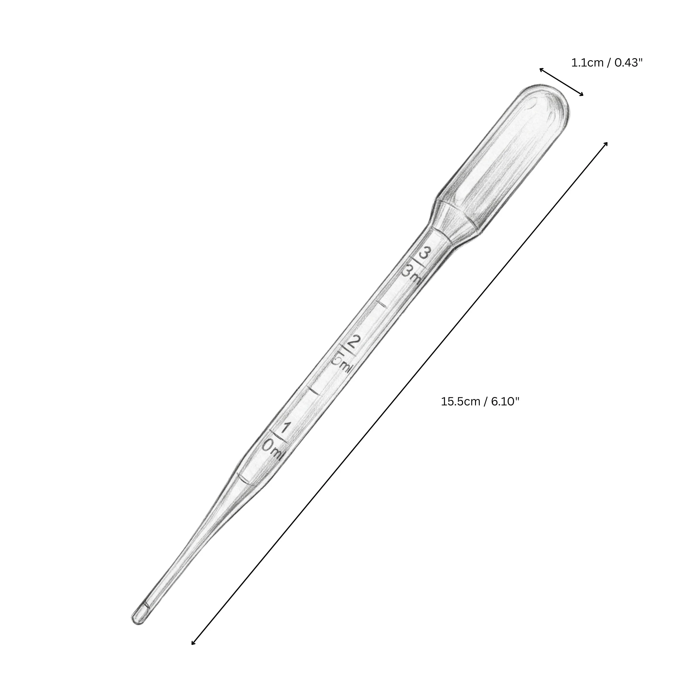 3ml Pipettes — 10 Pack for Wax Melts & Embeds - Image 4