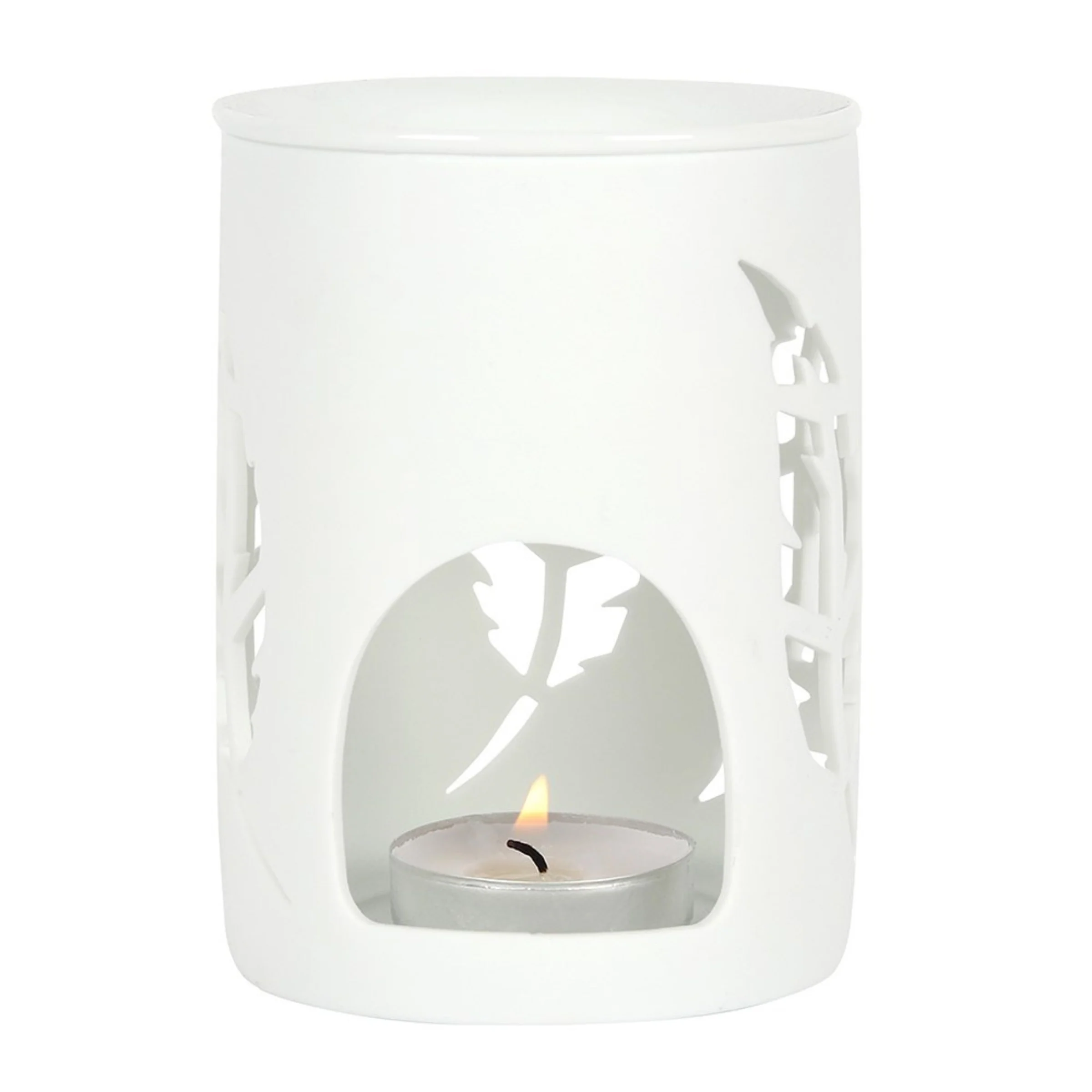 Ceramic Wax Melt Burner - Feather Pattern - Image 4