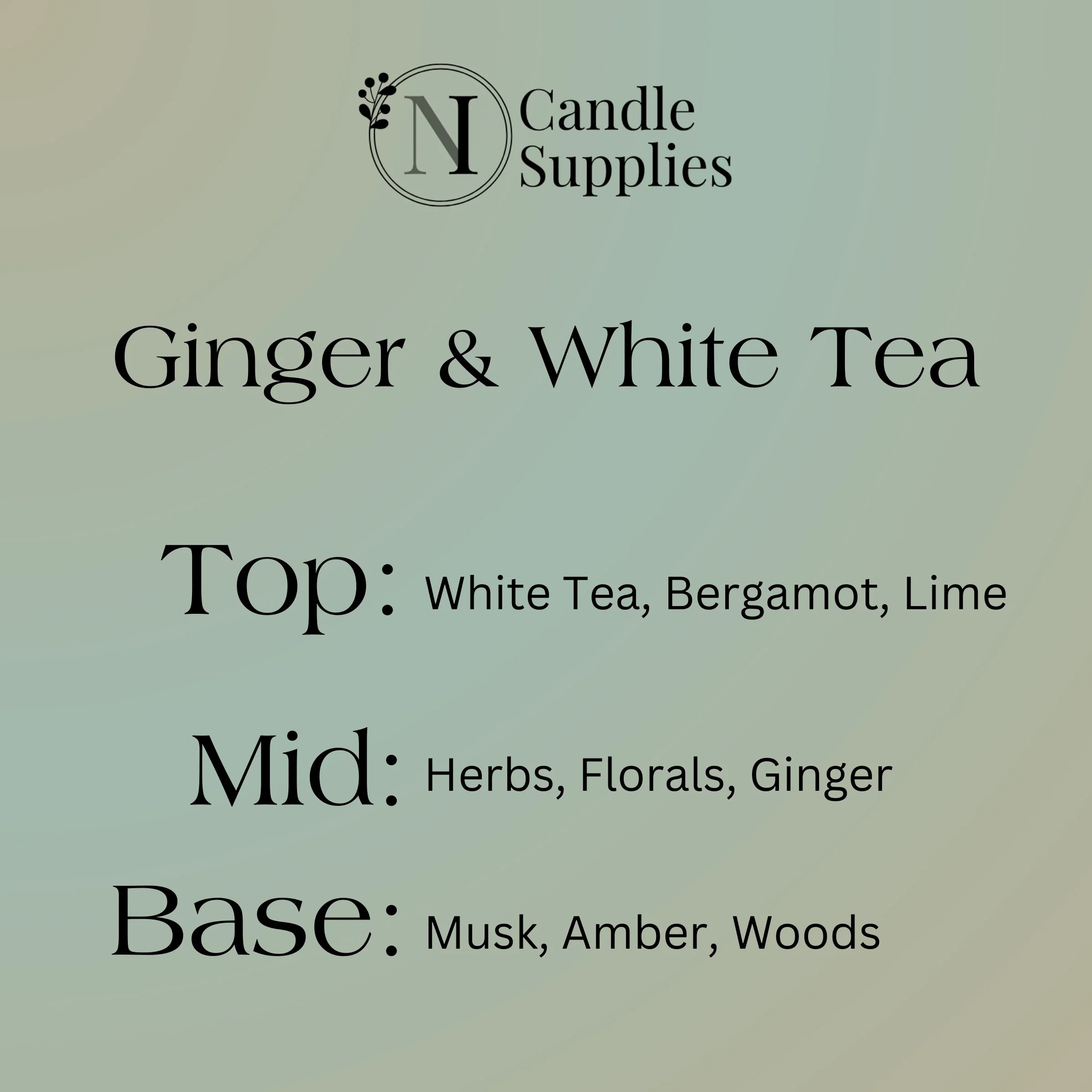 Ginger & White Tea Fragrance Oil (MOD) - Image 2