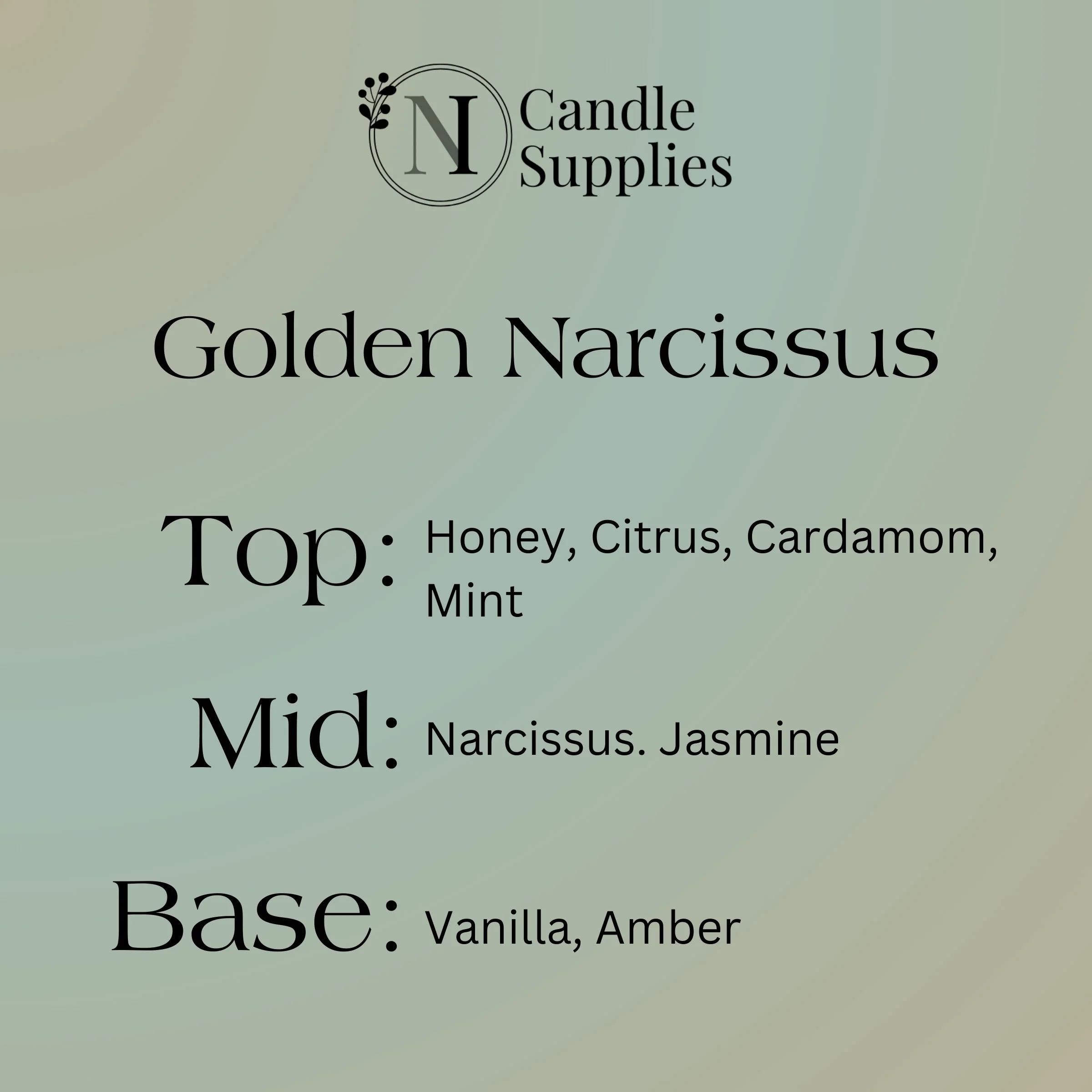 Golden Narcissus Wax Melt Sample - Image 2