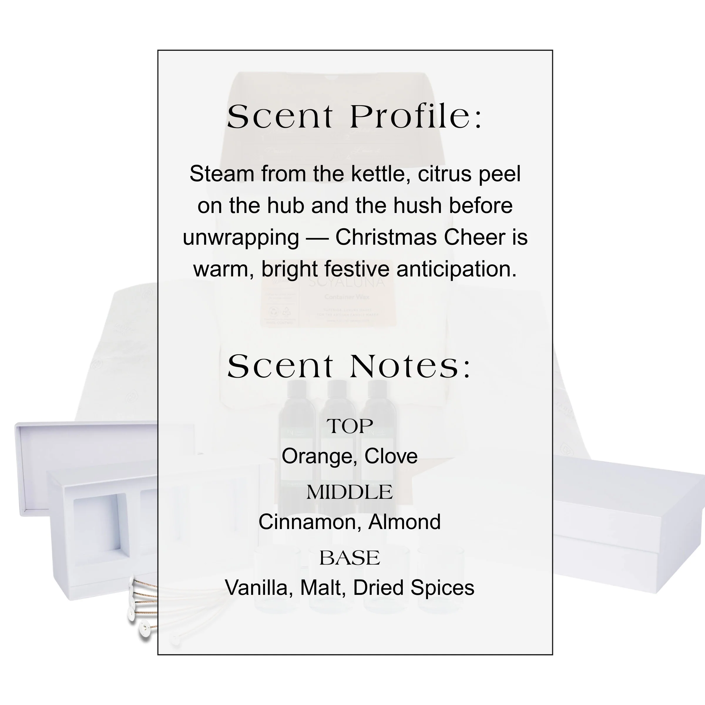 Make-Your-Own Scented Candle Gift Set - Festive Favourites - Image 4