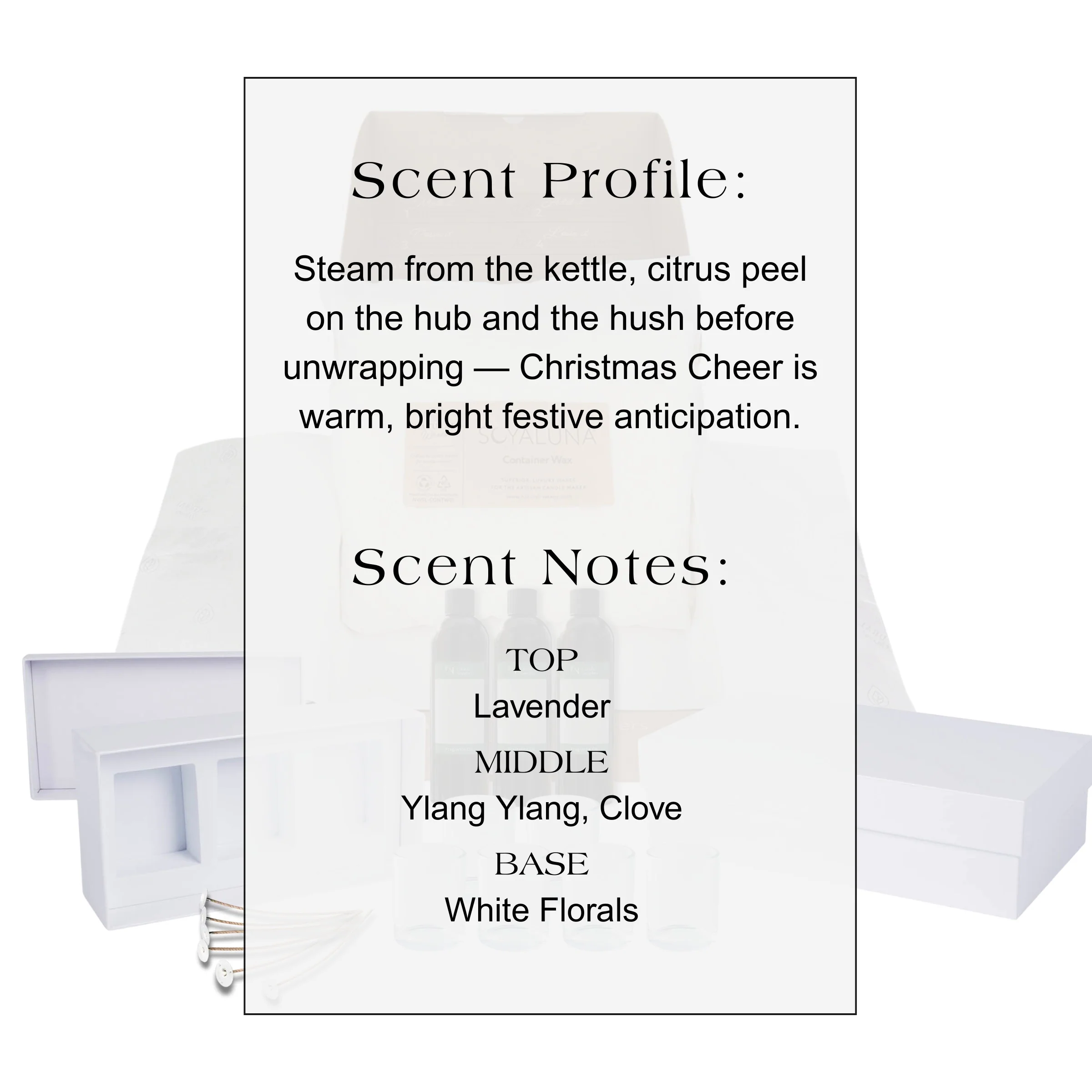 Make-Your-Own Scented Candle Gift Set - Festive Favourites - Image 5