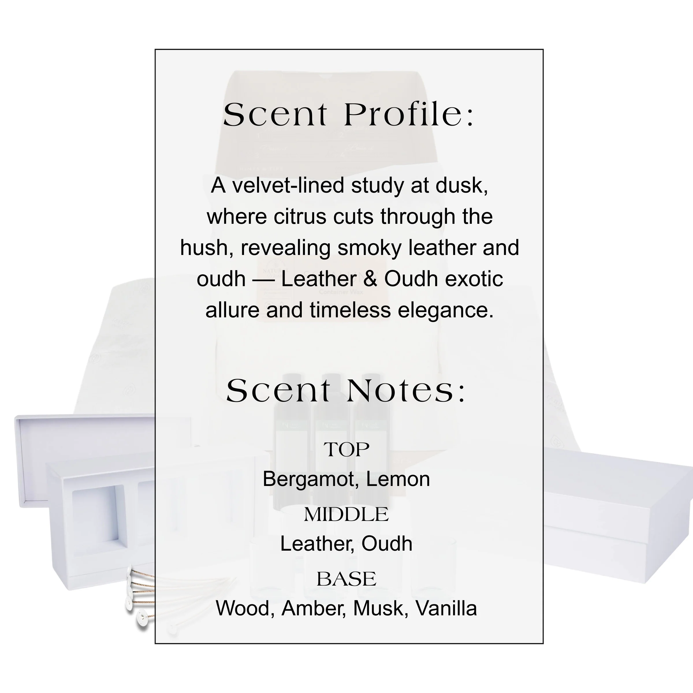 Make-Your-Own Scented Candle Gift Set - Masculine Favourites - Image 4