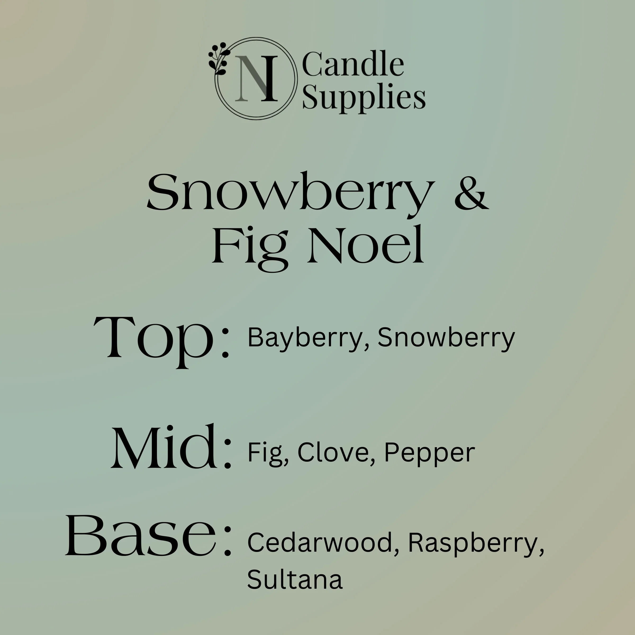 Snowberry Fig Noel Fragrance Oil - Image 2