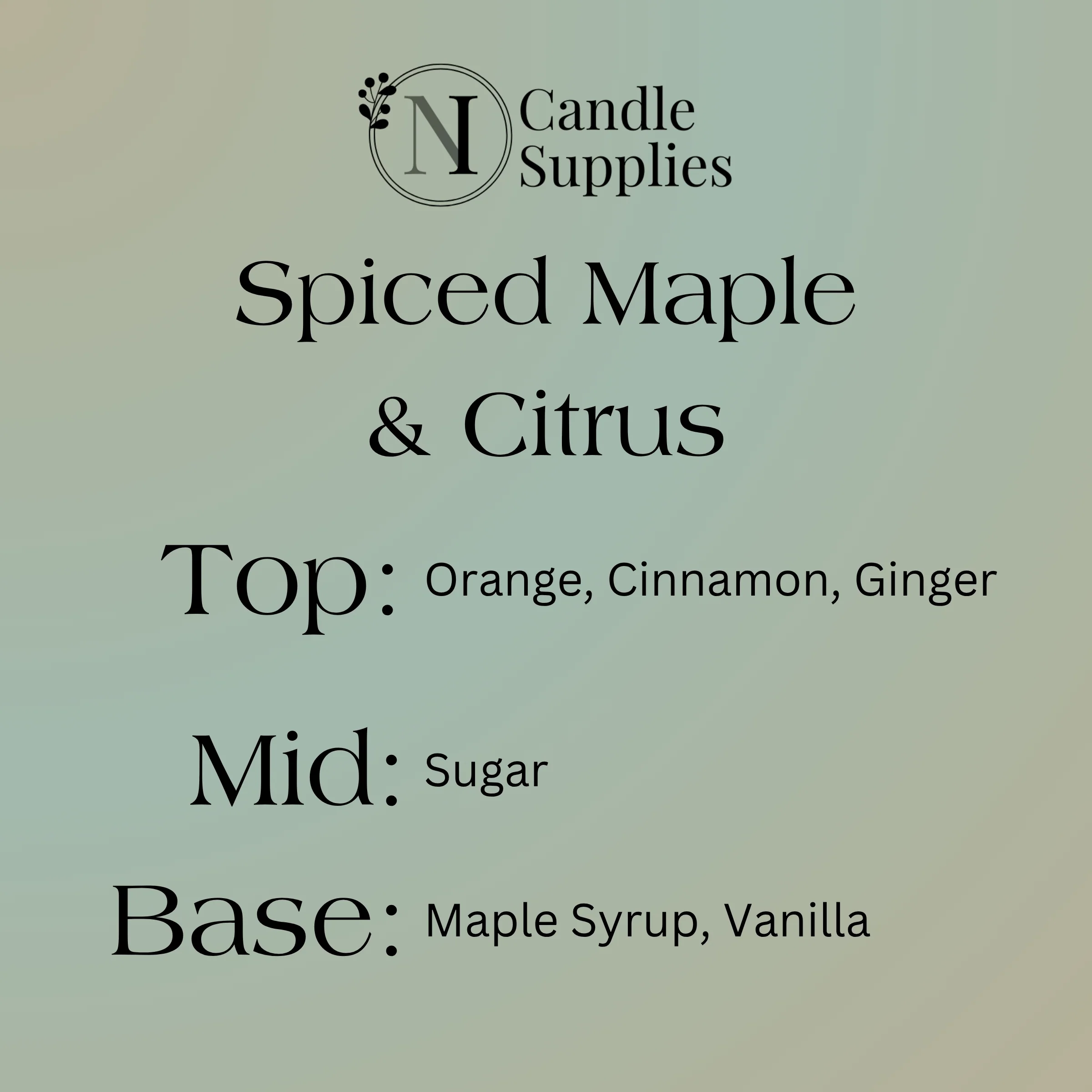 Spiced Maple & Citrus Fragrance Oil - Reformulated - Image 2
