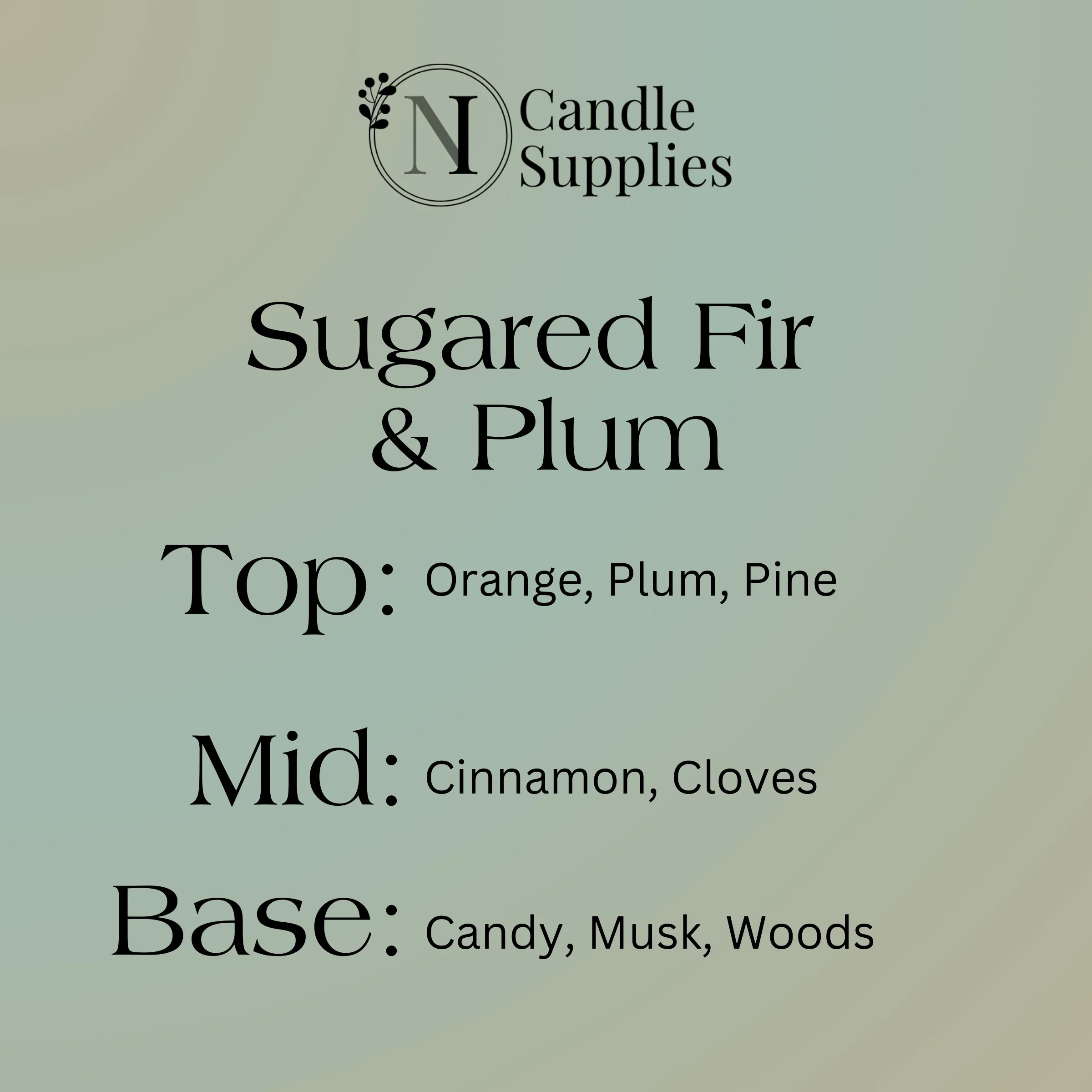 Sugared Fir & Plum Fragrance Oil - Image 2