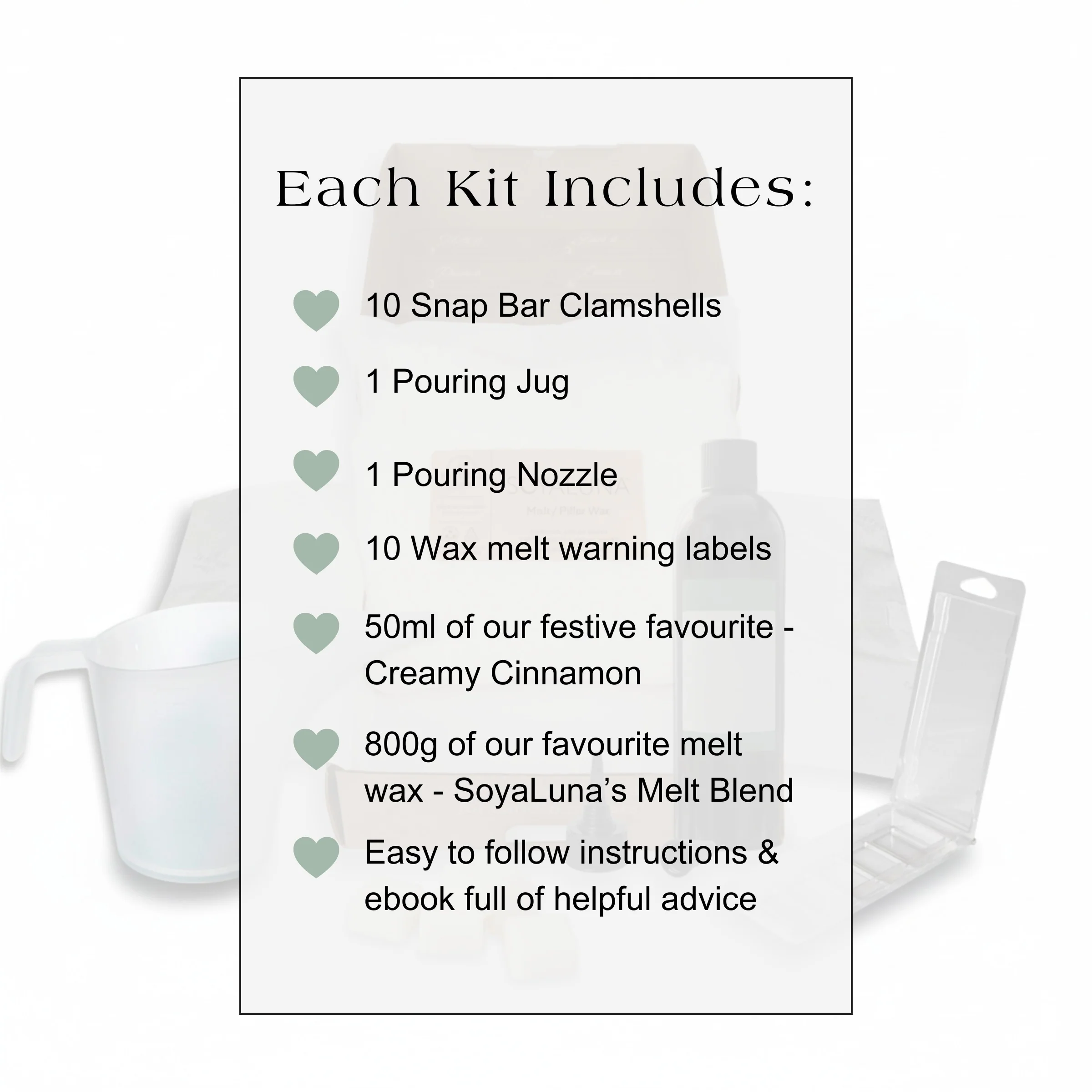 Melt Making Kit - Creamy Cinnamon - Image 3