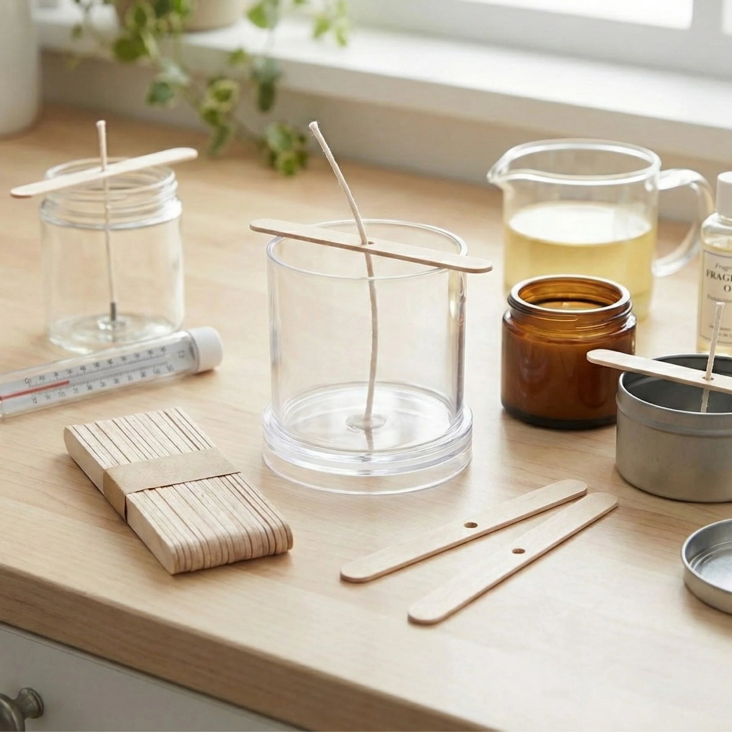 Wooden Wick Holders - Image 2